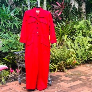 Vintage Saint Laurent Rive Gauche Trucker Jumpsuit